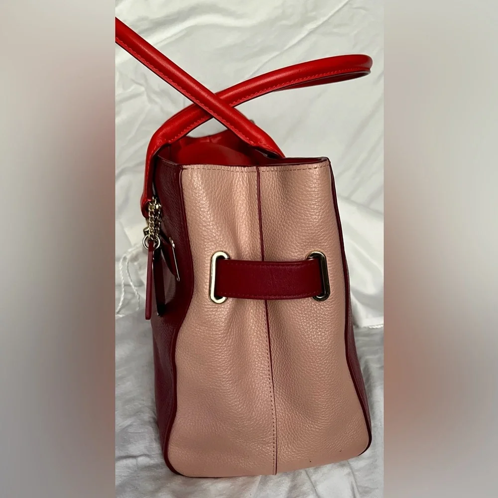 Coach pebbled leather shoulder bag - Picture 3 of 9